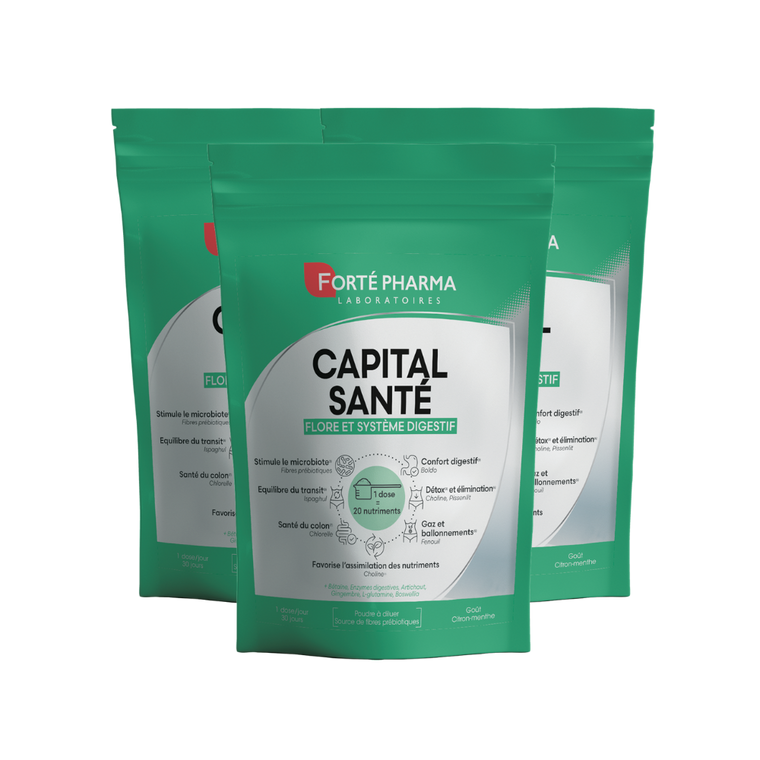 Lot de 3 Capital Santé Flore et Système Digestif