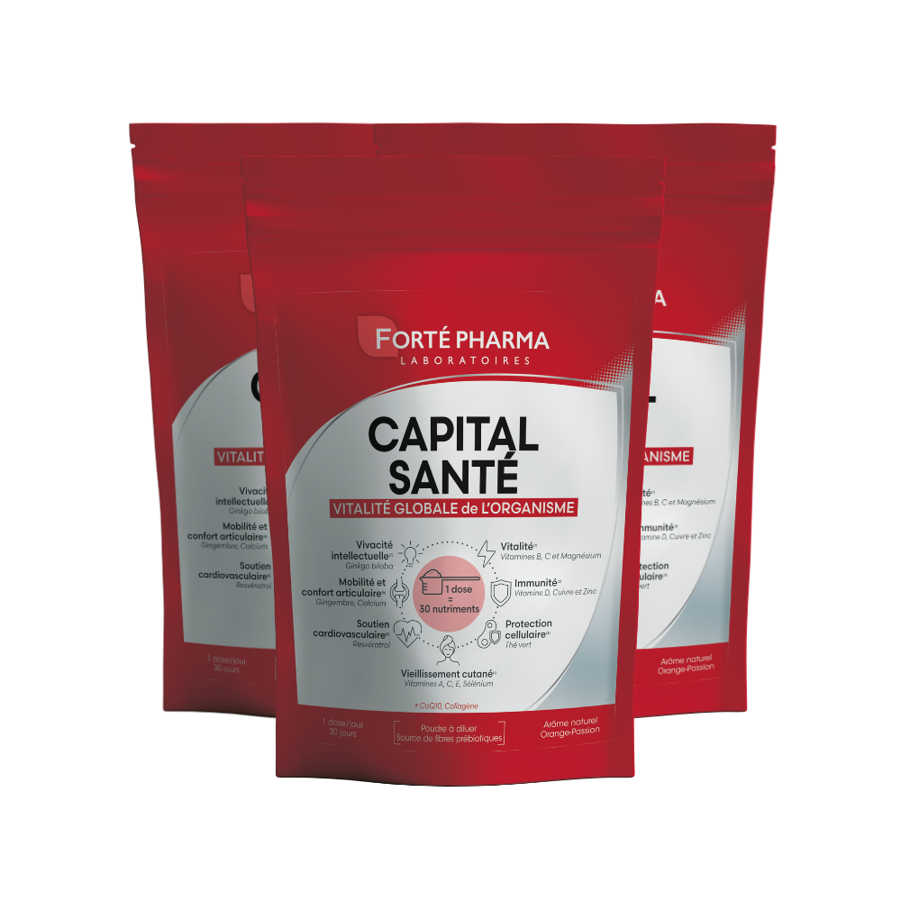 Lot de 3 Capital Santé Vitalité de l'Organisme