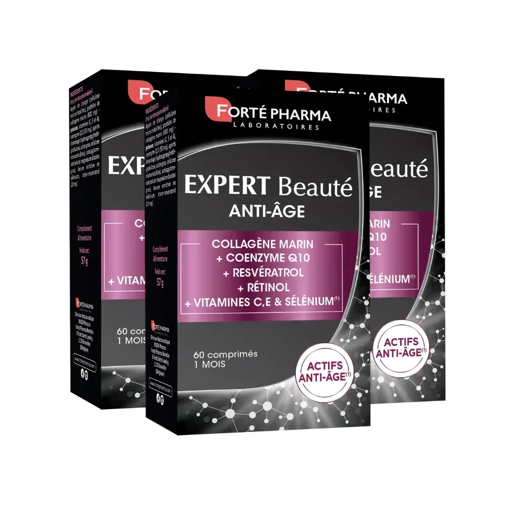 Lot de 3 Expert Beauté Anti-Âge