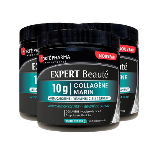 Lot de 3 Expert Beauté Collagène Marin 10g