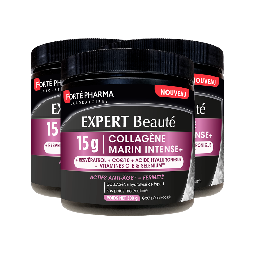Lot de 3 Expert Beauté Collagène Marin Intense+ 15g