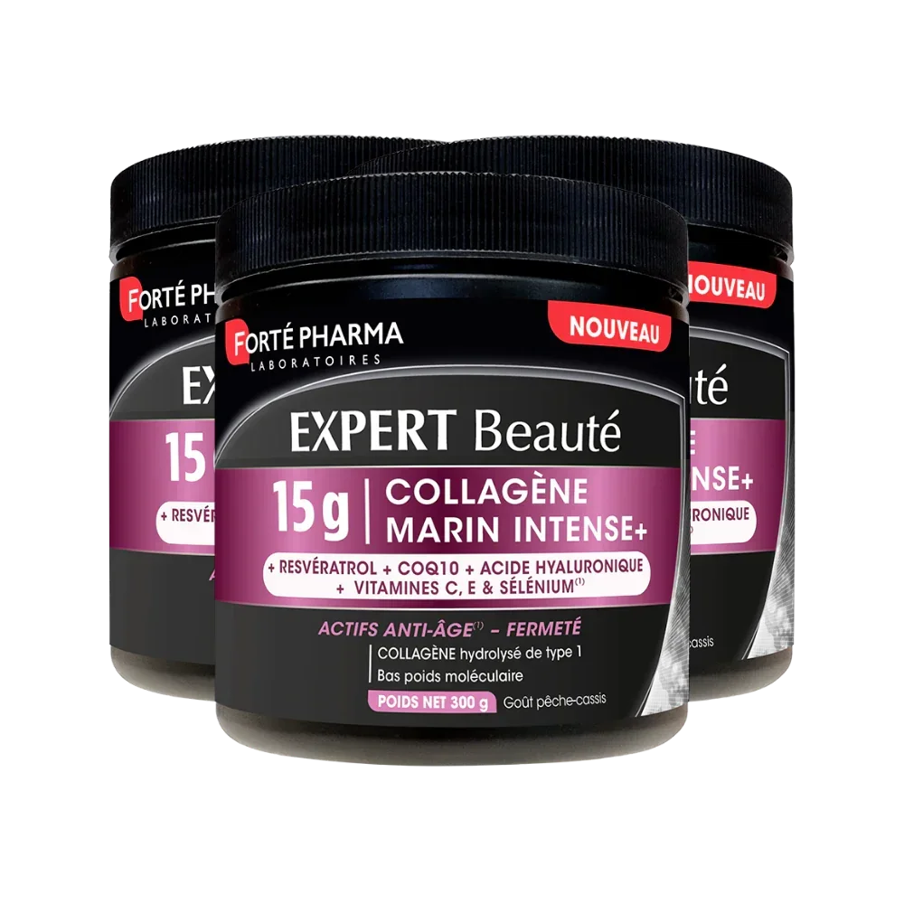 Lot de 3 Expert Beauté Collagène Marin Intense+ 15g