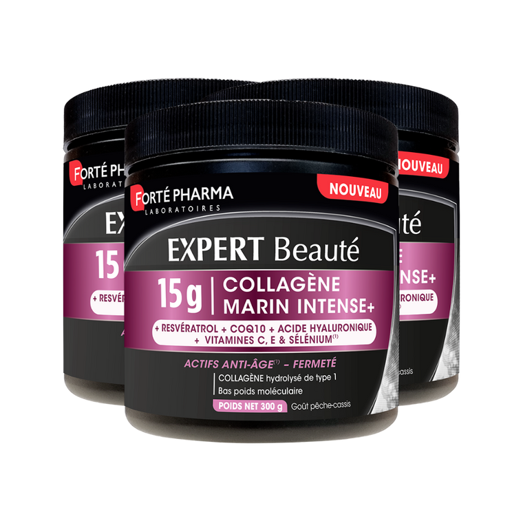 Lot de 3 Expert Beauté Collagène Marin Intense+ 15g