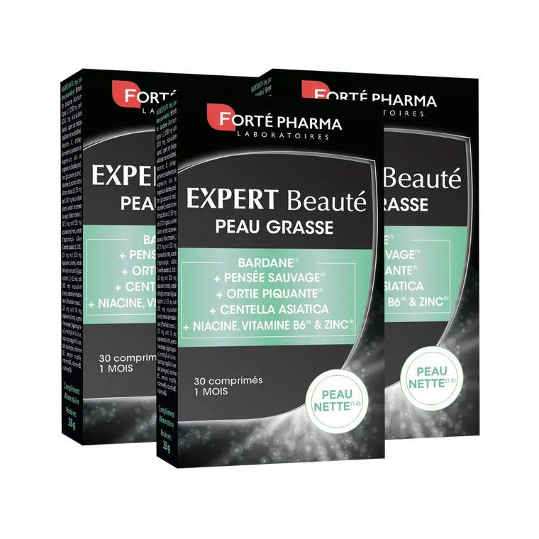Lot de 3 Expert Beauté Peau Grasse