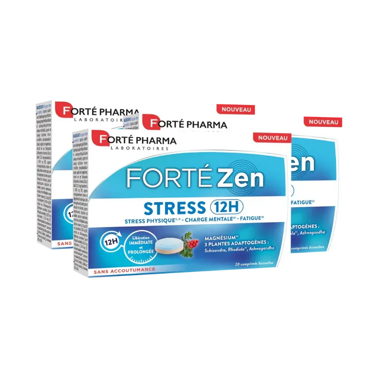 Lot de 3 FortéZen Stress 12h