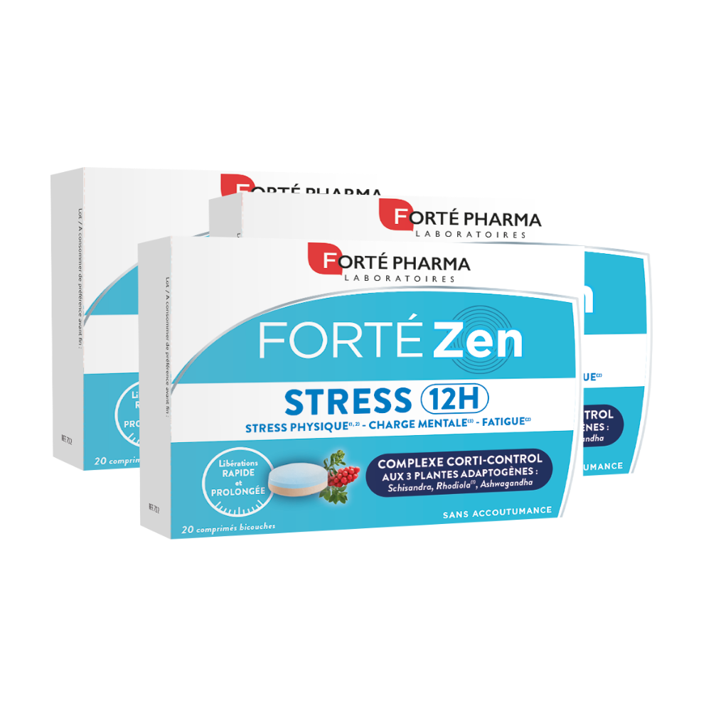 Lot de 3 FortéZen Stress 12h