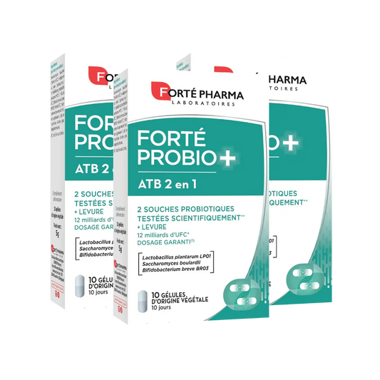 Lot de 3 FortéProbio+ ATB Forté Pharma probiotiques