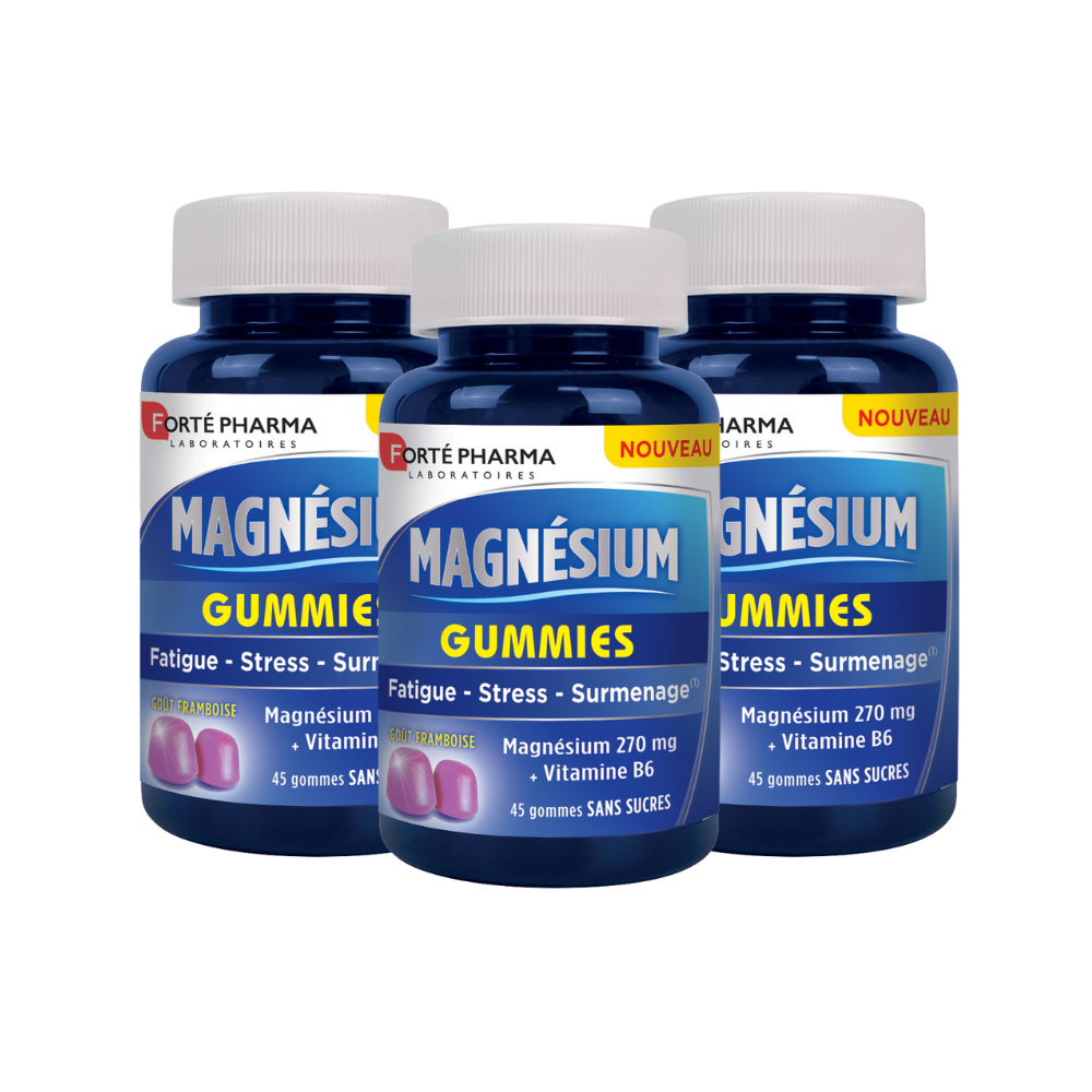 Lot de 3 Magnésium Gummies