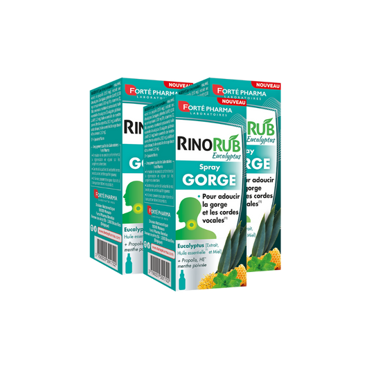 Lot de 3 RinoRub Spray Gorge