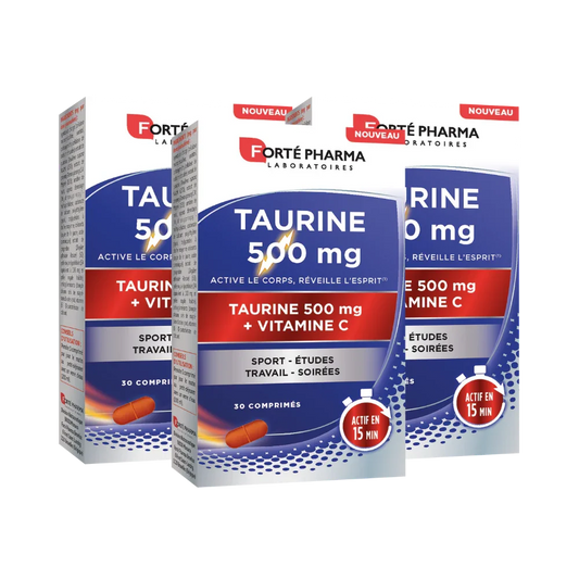 Lot de 3 Taurine 500 mg