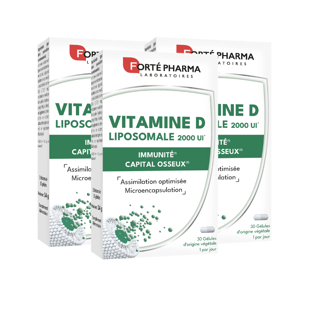 Lot de 3 Vitamine D Liposomale