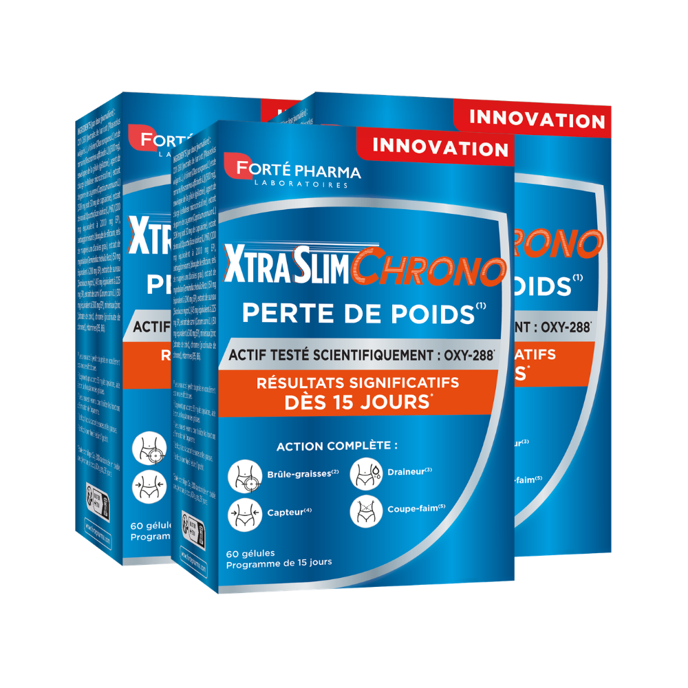 Lot de 3 XtraSlim Chrono