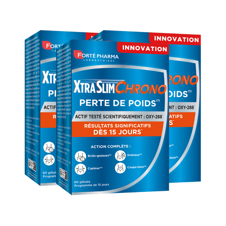 Lot de 3 XtraSlim Chrono