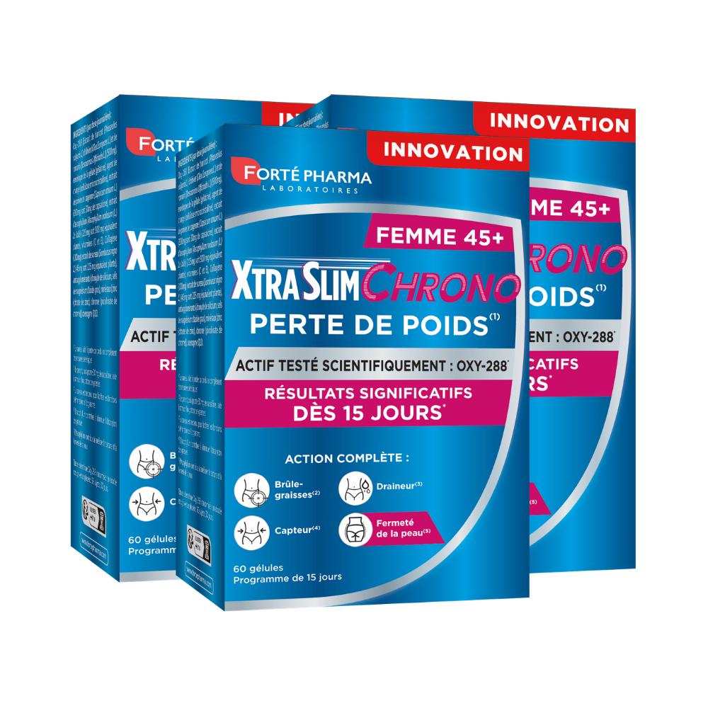 Lot de 3 XtraSlim Chrono Femme 45+