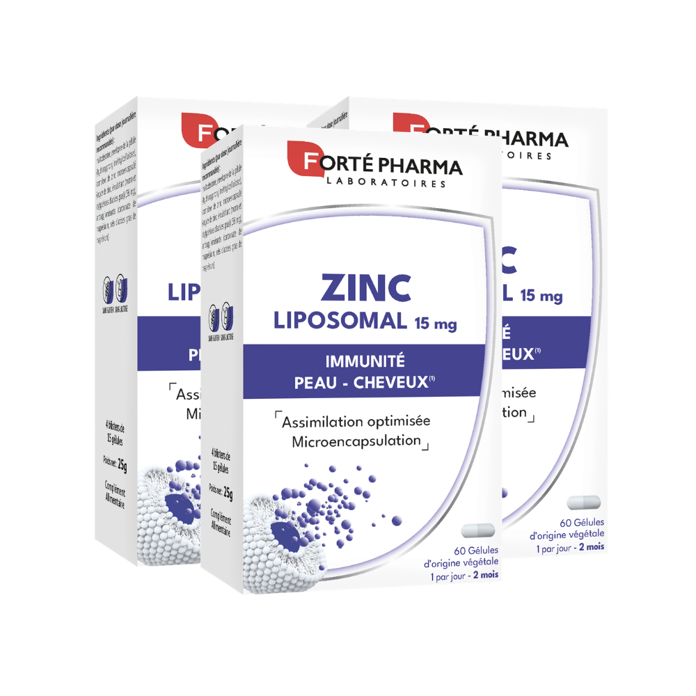 Lot de 3 Zinc Liposomal