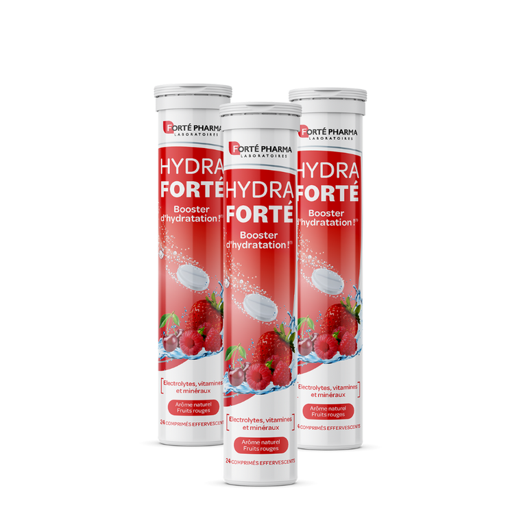 Lot de 3 Hydra Forté fruits rouges