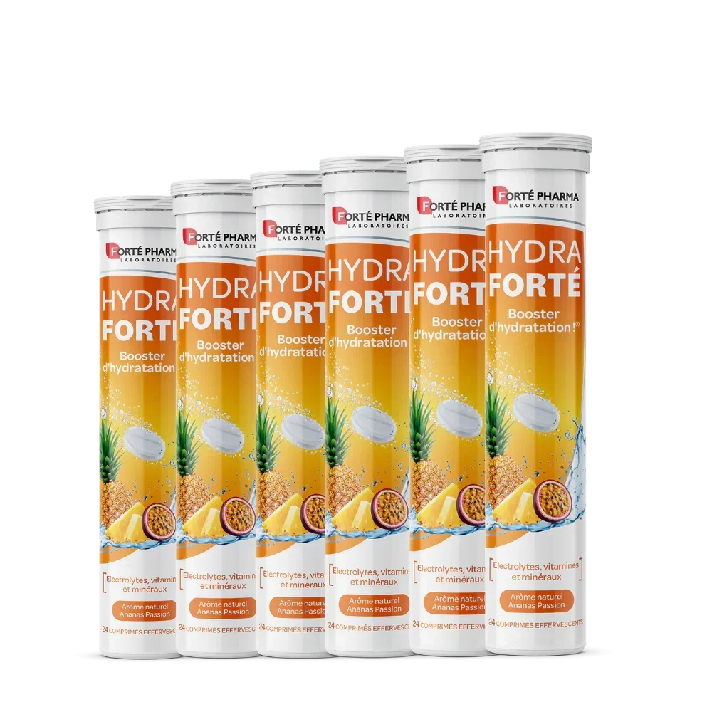 Lot de 6 Hydra Forté Ananas Passion - Forté Pharma - Lot de 6 Hydra Forté Ananas Passion - Default Title