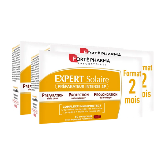 Lot de 3 expert solaire préparateur intense 3P Forté Pharma