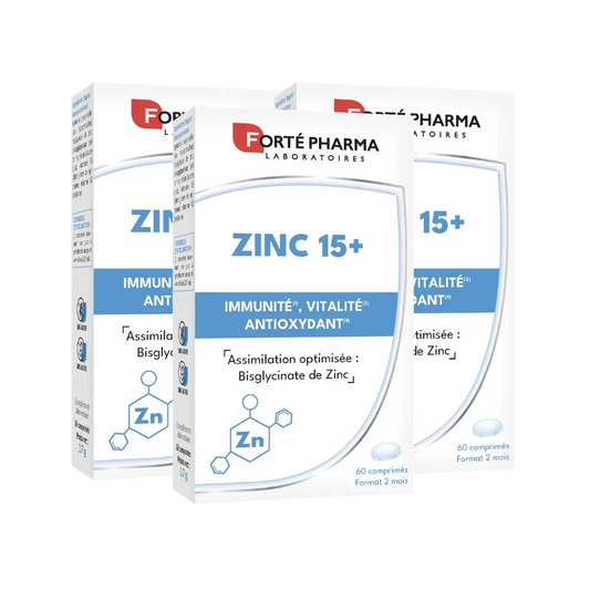 Lot de 3 Zinc 15+ Forté Pharma