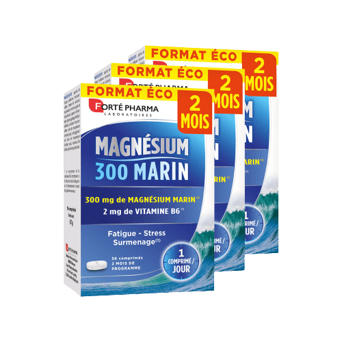 Lot de 3 Magnésium 300 Marin - Forté Pharma