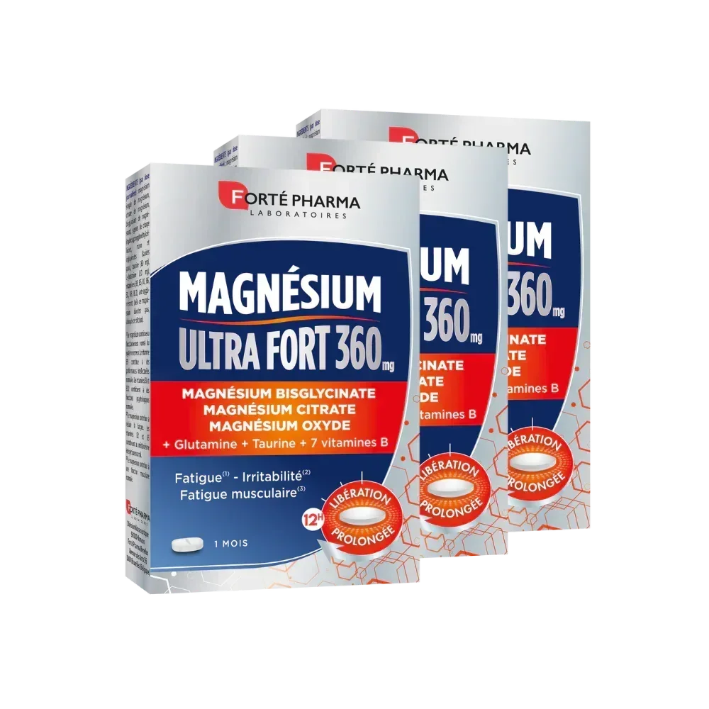 Lot de 3 Magnésium Ultra Fort - Forté Pharma - Lot de 3 Magnésium Ultra Fort - Default Title