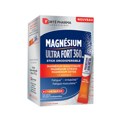 Achetez notre Magnésium Ultra Fort Stick fatigue irritabilité