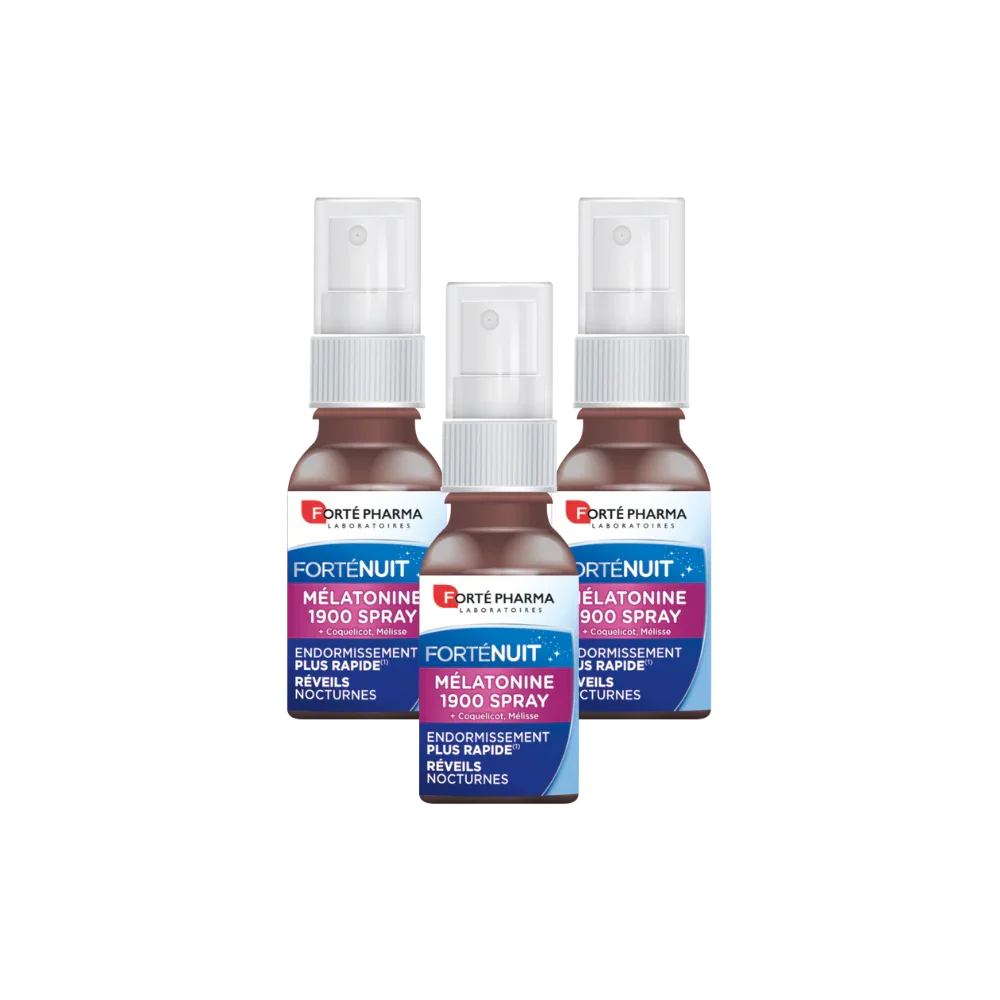 Mélatonine 1900 spray lot de 3
