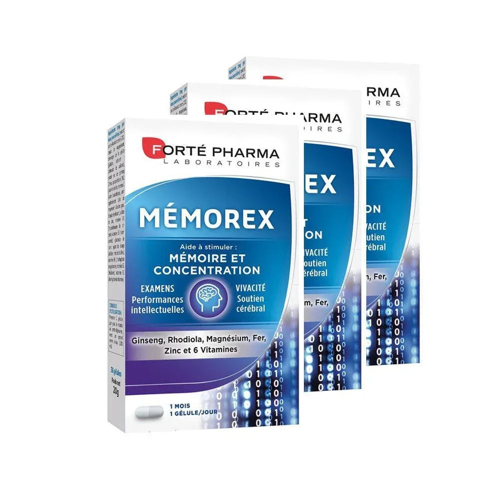 Lot de 3 Mémorex - Forté Pharma - Lot de 3 Mémorex - Default Title