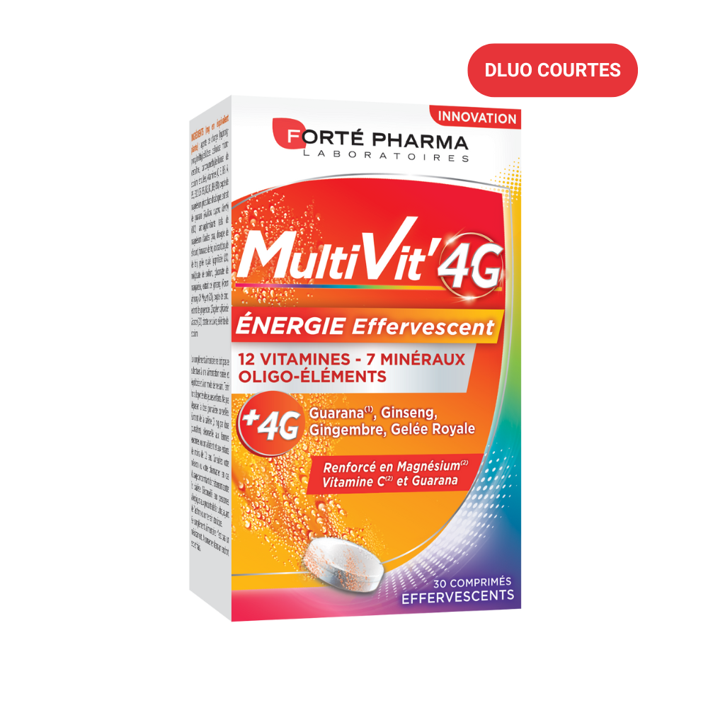 Multivit'4G Energie Effervescent