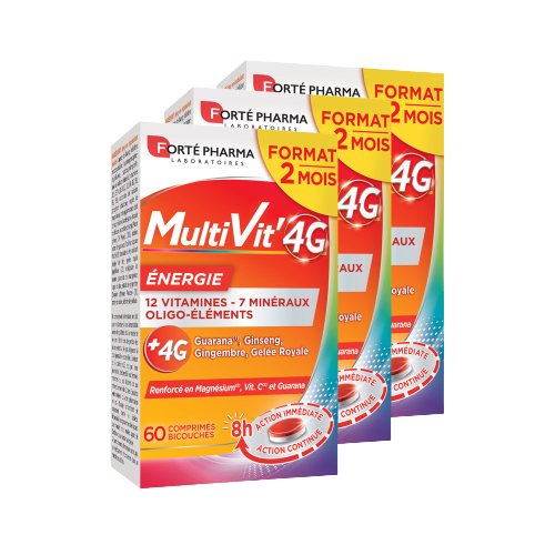 Acheter multivit 4G énergie vitamines lot