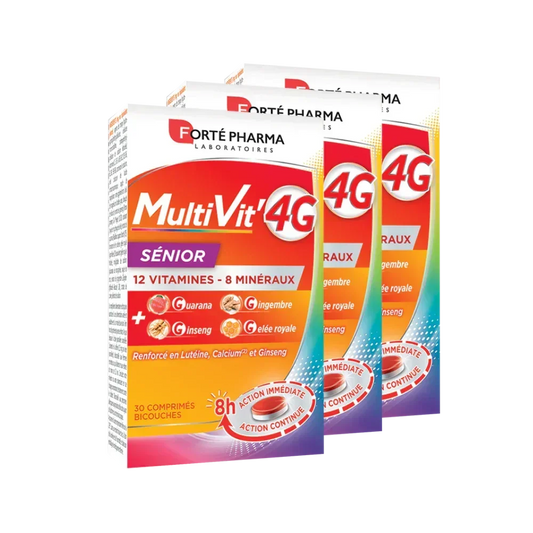 Lot de 3 MultiVit'4G Sénior - Forté Pharma - Lot de 3 MultiVit'4G Sénior - Default Title