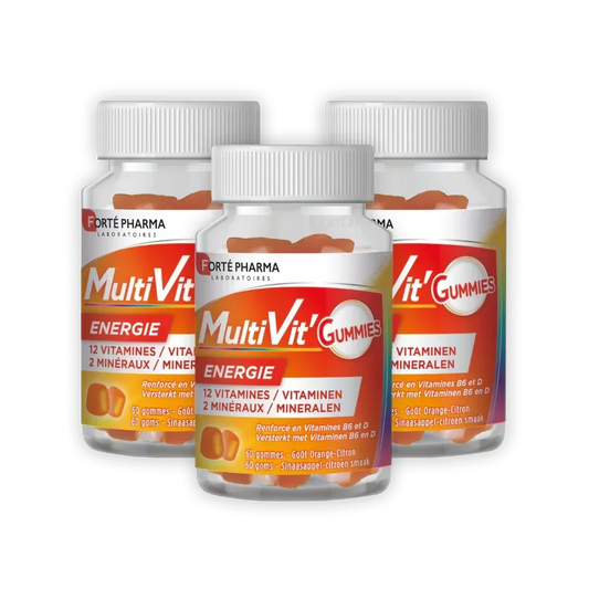 Lot de 3 Multivit'Gummies Energie - Forté Pharma - Lot de 3 Multivit'Gummies Energie - Default Title