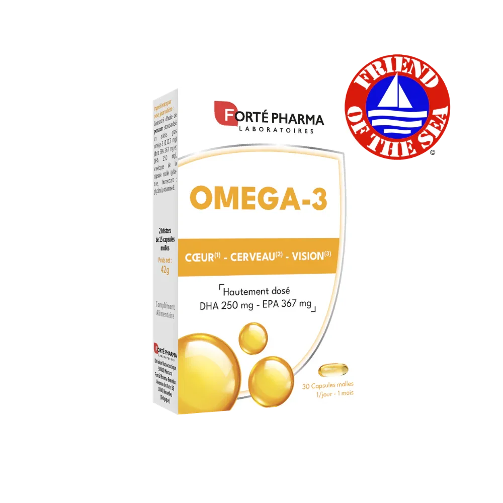 Omega 3 certification Friend of the sea Forté Pharma