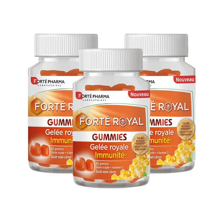 Lot de 3 Forte Royal Gummies Gelée Royale Immunité - Forté Pharma - Lot de 3 Forte Royal Gummies Gelée Royale Immunité - Default Title