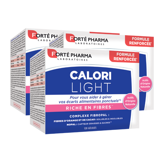 Lot de 3 CaloriLight 120 gélules - Forté Pharma - Lot de 3 CaloriLight 120 gélules - Default Title