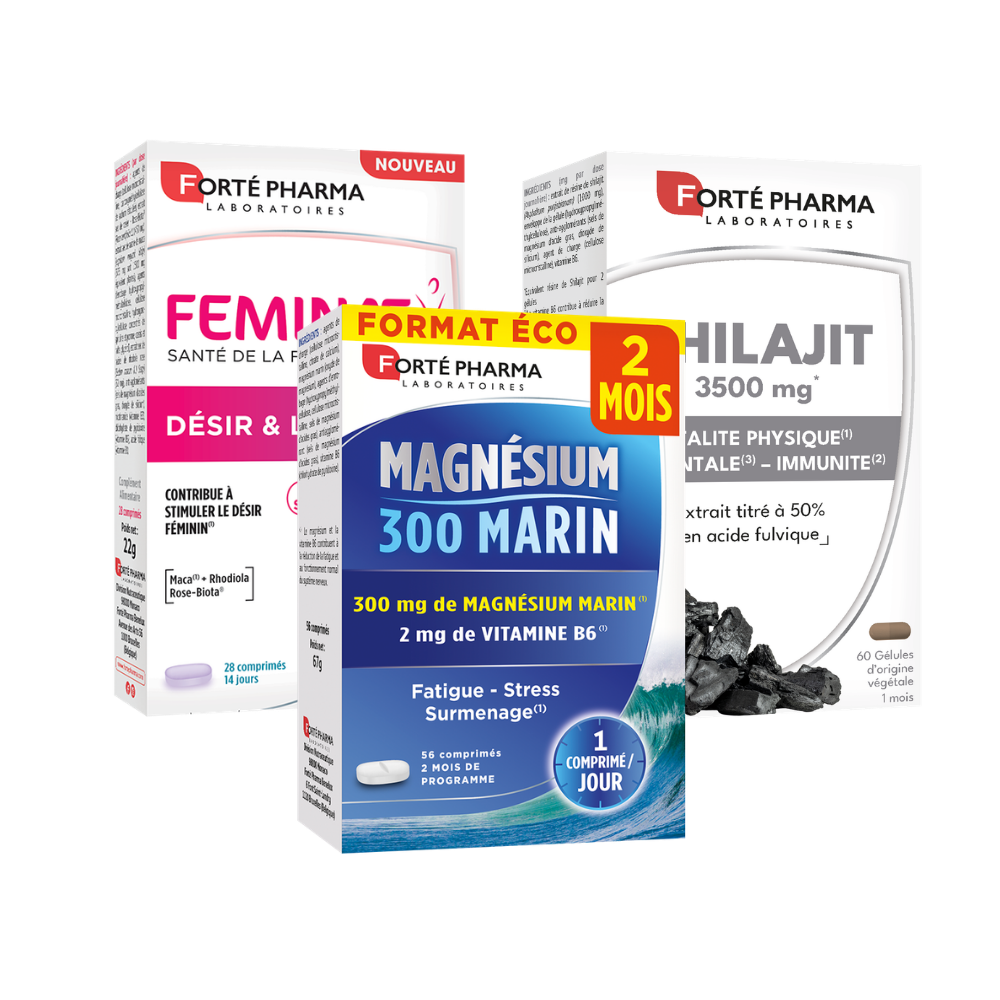 Achetez notre Pack Désir Féminin & Bien-être femme Forté Pharma
