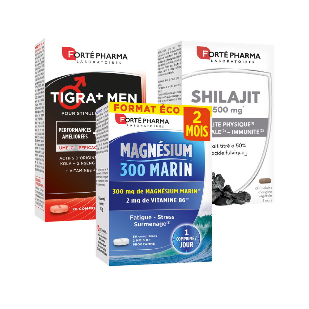 Achetez notre Pack Homme performance vigueur homme Forté Pharma