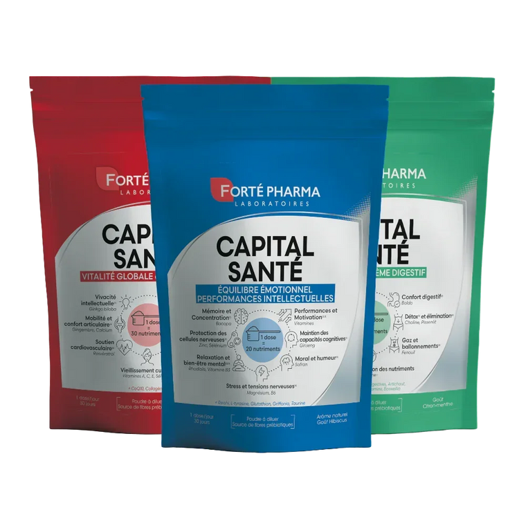 Pack Trio Capital Santé Forté Pharma