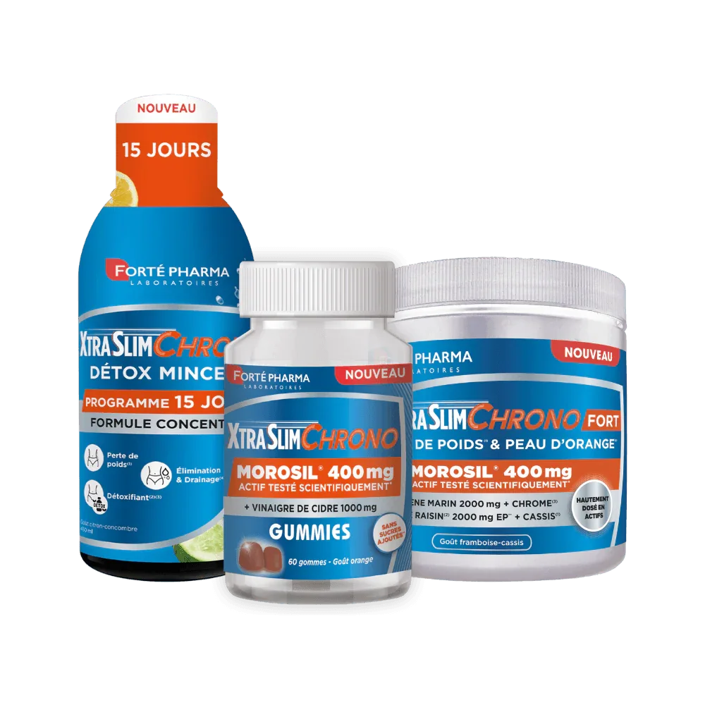 Pack Trio Minceur XtraSlim Chrono - Forté Pharma - Pack Trio Minceur XtraSlim Chrono - Default Title