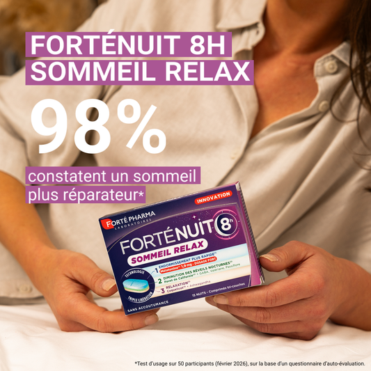 Satisfaction FortéNuit 8h Sommeil Relax Forté Pharma