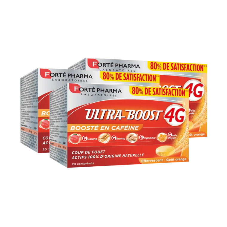 Lot de 3 UltraBoost 4G Effervescent - Forté Pharma - Lot de 3 UltraBoost 4G Effervescent - Default Title