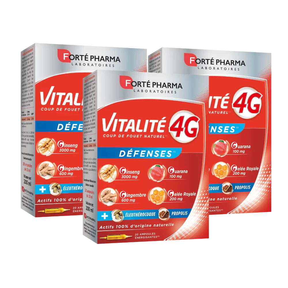 Vitalité 4G Défenses lot de 3