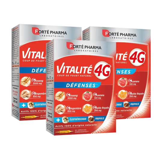 Lot de 3 Vitalité 4G Défenses - Forté Pharma - Lot de 3 Vitalité 4G Défenses - Default Title