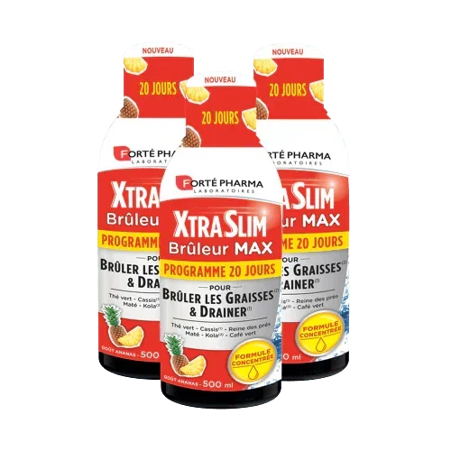 Lot de 3 XtraSlim Brûleur Max - Forté Pharma - Lot de 3 XtraSlim Brûleur Max - Default Title