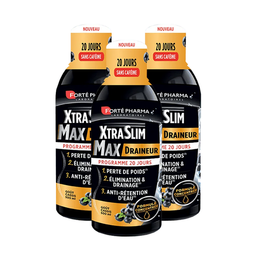 Lot de 3 XtraSlim Max Draineur - Forté Pharma - Lot de 3 XtraSlim Max Draineur - Default Title