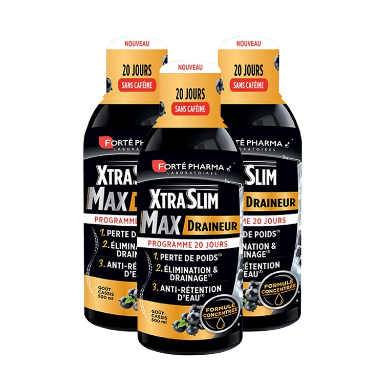 Lot de 3 XtraSlim Max Draineur - Forté Pharma - Lot de 3 XtraSlim Max Draineur - Default Title