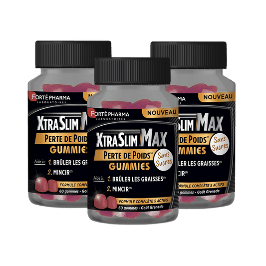 Lot de 3 XtraSlim Max Perte de poids Gummies - Forté Pharma