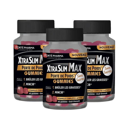Lot de 3 XtraSlim Max Perte de poids Gummies - Forté Pharma - Lot de 3 XtraSlim Max Perte de poids Gummies - Default Title