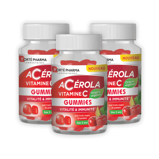 Lot de 3 Acérola Gummies - Forté Pharma