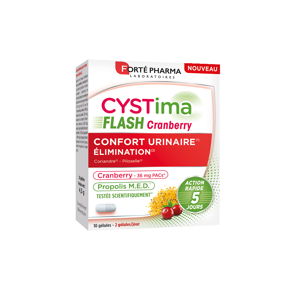 Acheter notre Cystima Flash pour le confort urinaire